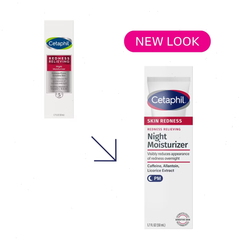Cetaphil Redness Relieving Night Face Moisturizer - Fragrance Free - 1.7 fl ozâ