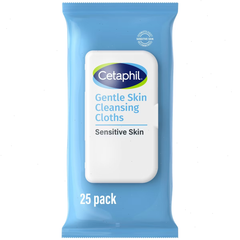 Cetaphil Gentle Cleansing and Makeup Wipes for Face and Body - 25ctâ