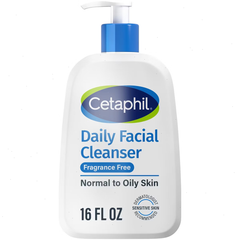 Cetaphil Daily Face Cleanser Fragrance Free - Unscented - 16 fl oz