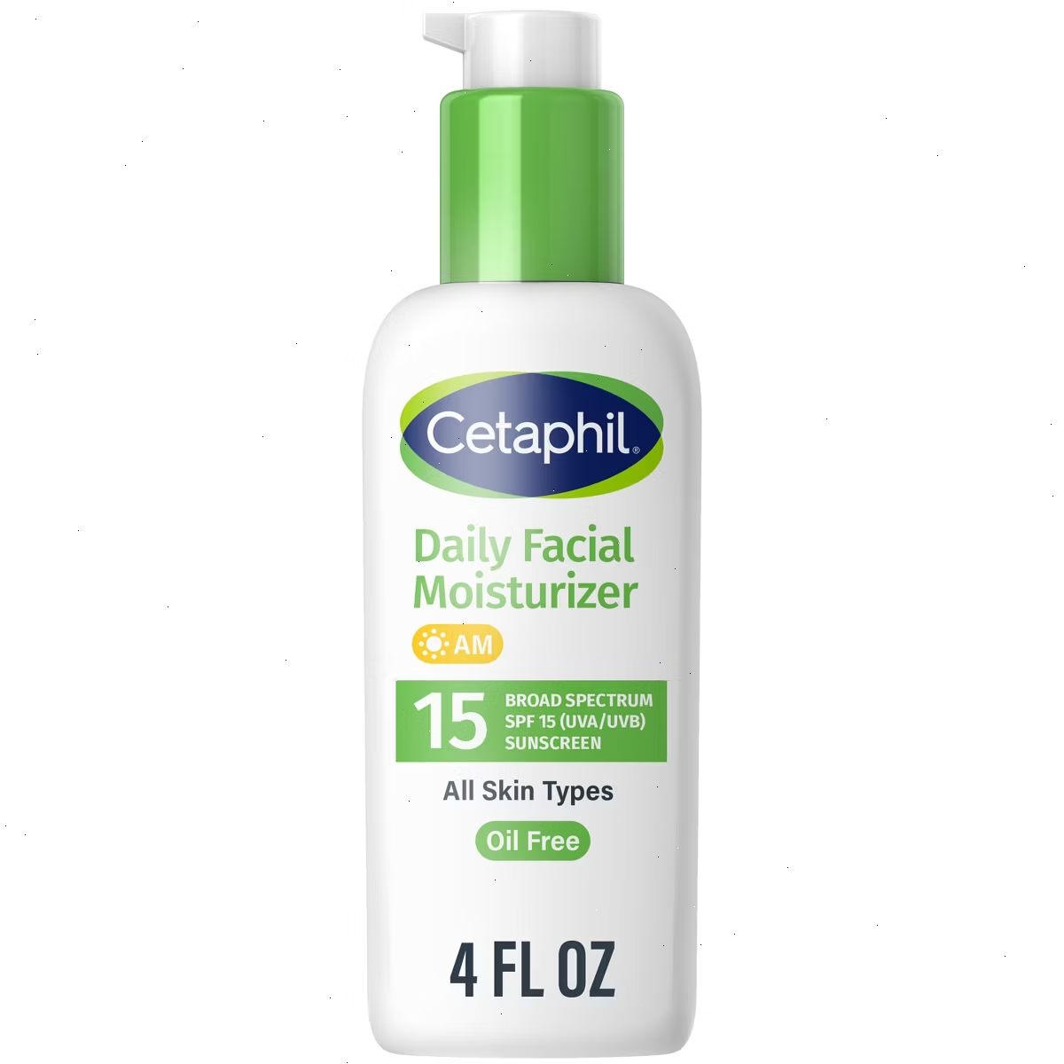 Cetaphil Daily Face Moisturizer Sunscreen Lotion - SPF 15 - Fragrance Free - 4 fl oz