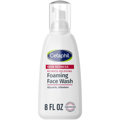 Cetaphil Foaming Face Wash, Facial Cleanser for Redness Prone Skin - 8 fl ozâ