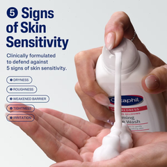 Cetaphil Foaming Face Wash, Facial Cleanser for Redness Prone Skin - 8 fl ozâ