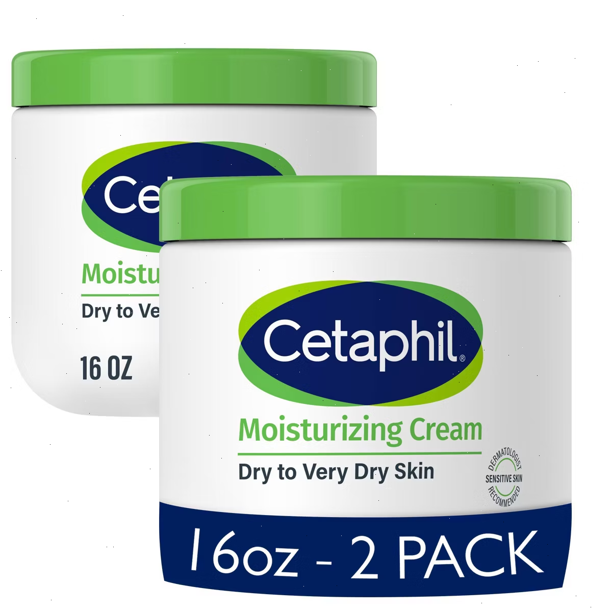 Cetaphil 2pk/16oz Each Moisturizing Face Cream